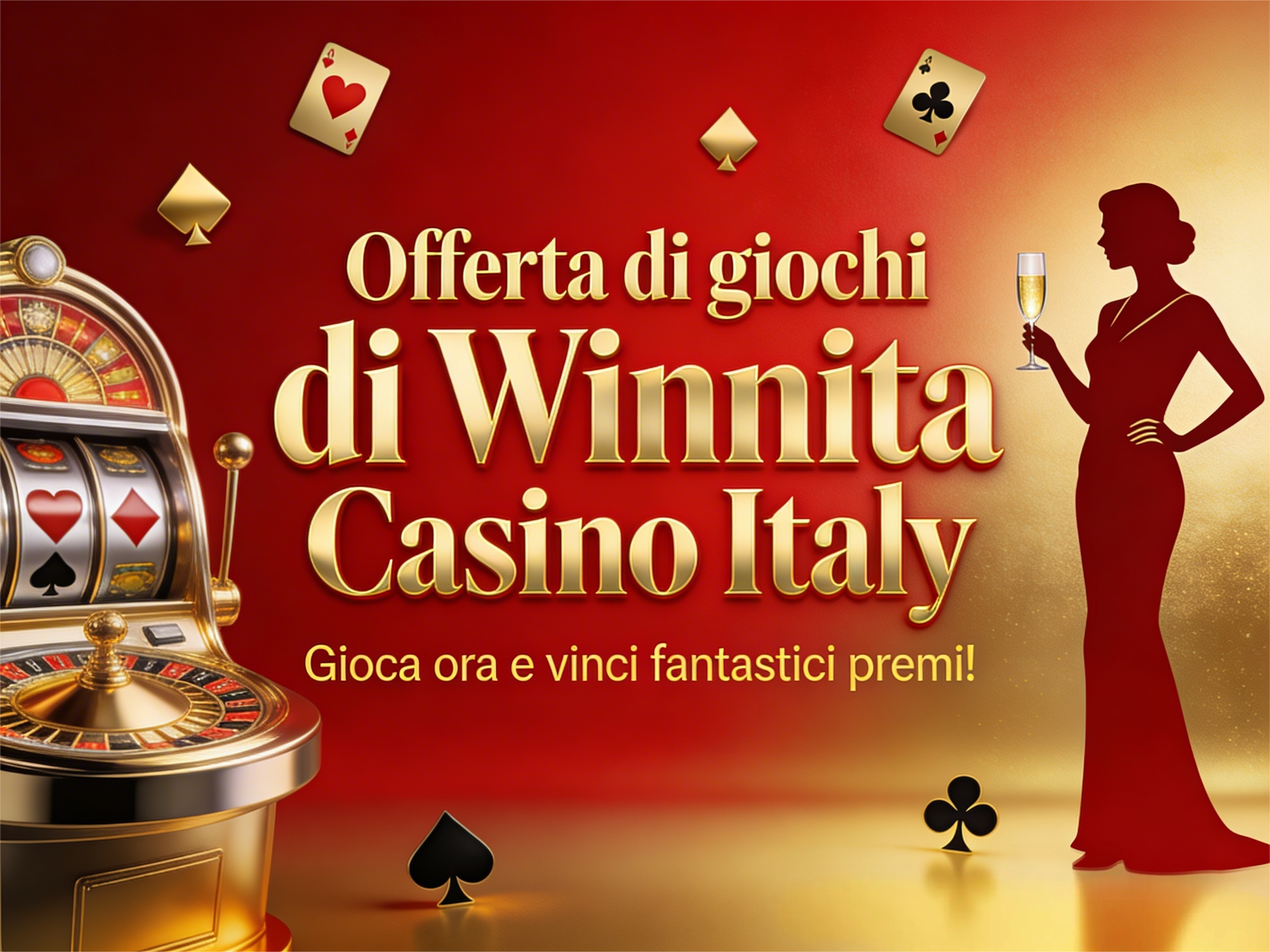 Winnita Casino Italy offre una selezione completa di giochi d'azzardo